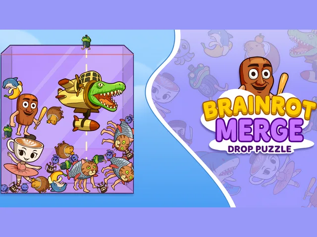 Brainrot Merge: Drop Puzzle