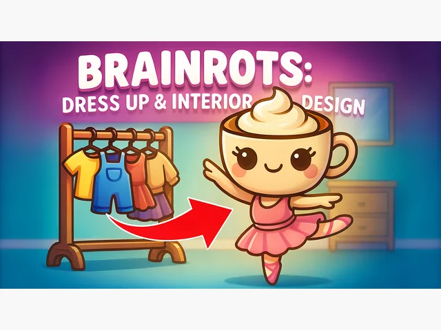 Brainrots: Dress Up & Interior Design