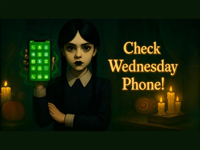 Check Wednesday Phone!