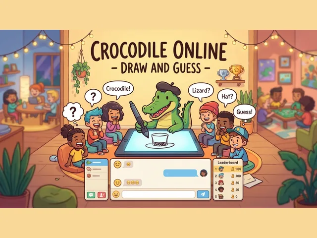 Crocodile Online - Draw and Guess
