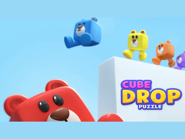 Cube Drop Puzzle: Match Color