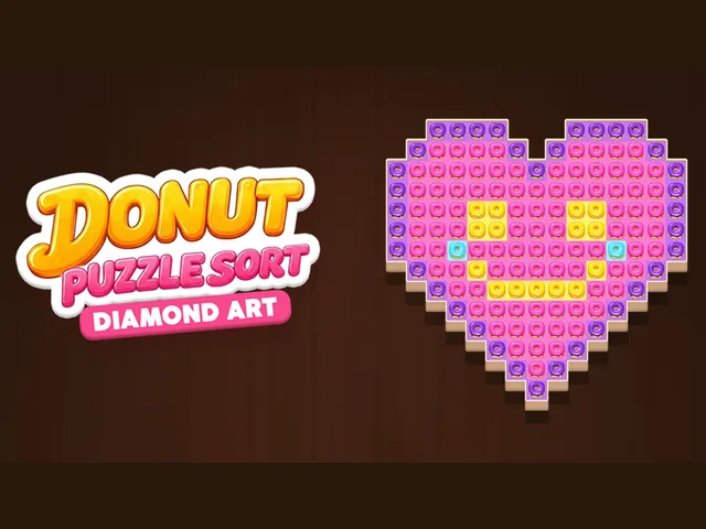 Donut Art: Puzzle Diamond Game