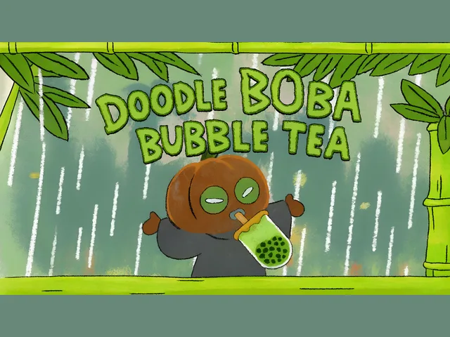 Doodle Boba Bubble Tea.