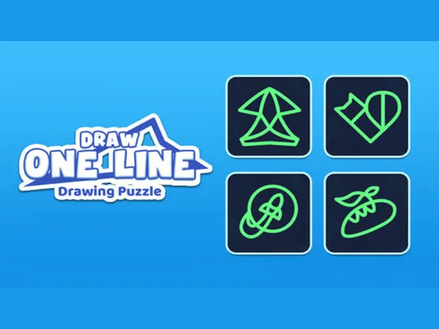 Draw One Line: Drawing Puzzle