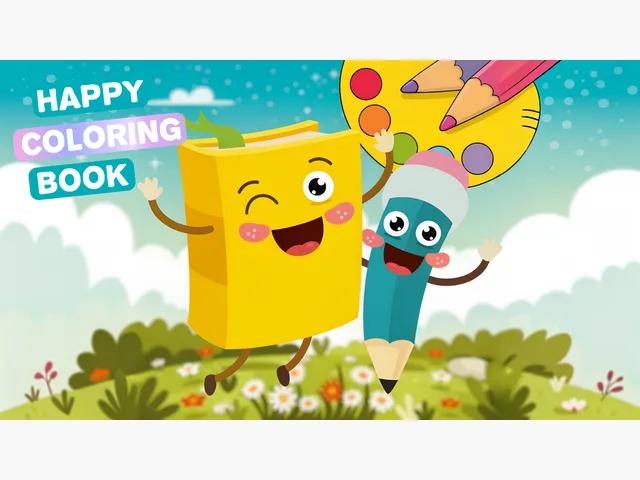 Happy Coloring Book