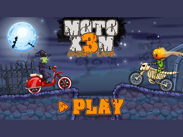 Moto X3M Spooky Land