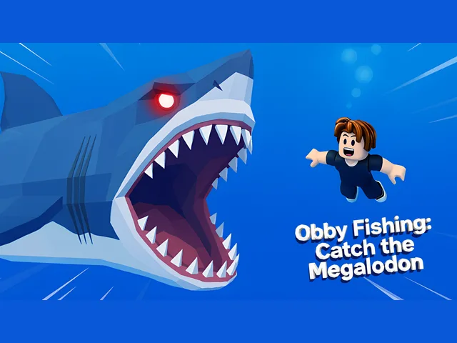 Obby Fishing: Catch the Megalodon