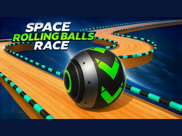 Space Rolling Balls Race