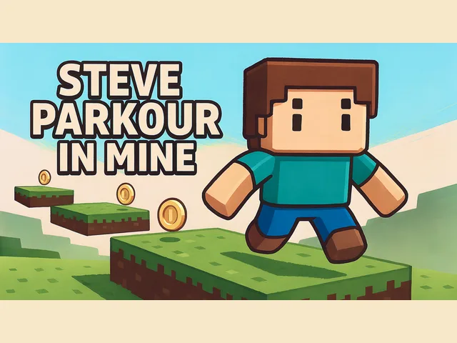 Steve parkour in mine