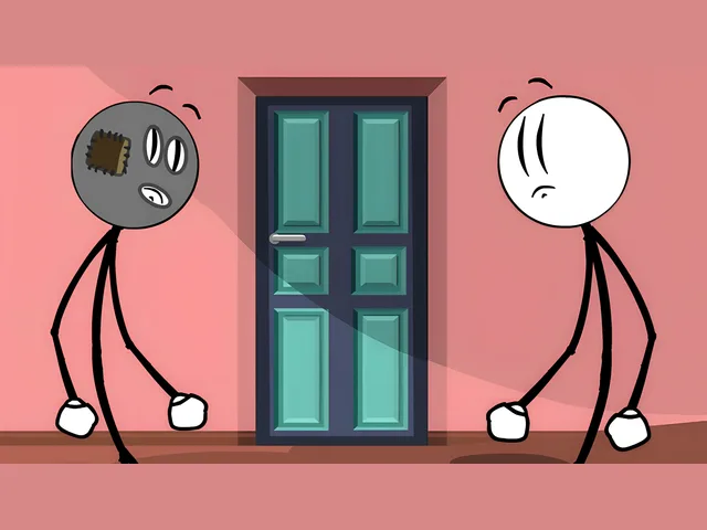 Stick Doors and Island