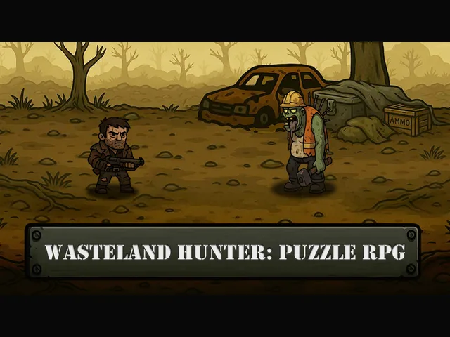 Wasteland Hunter: puzzle RPG