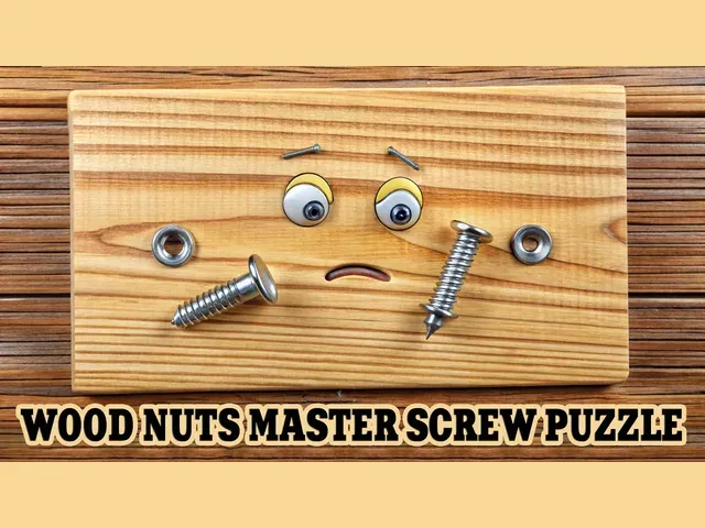 Wood Nuts Master: Screw Puzzle