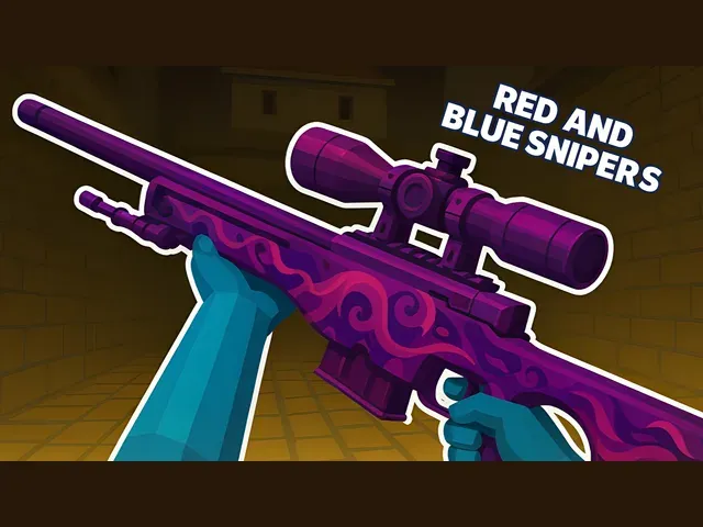 Red and Blue Snipers