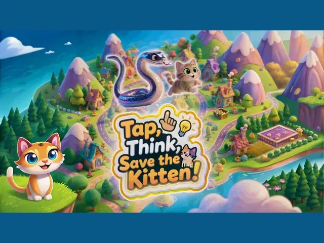 Tap, Think, Save the Kitten!