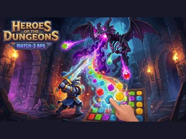 Heroes of the Dungeons: Match-3 RPG