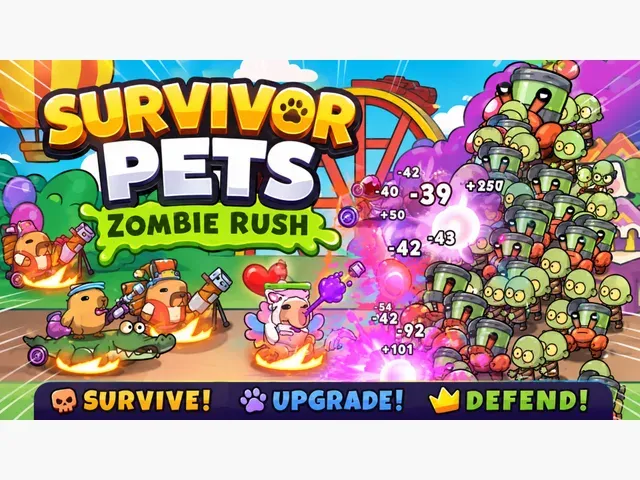 Capybara Let's Go: Zombie Rush
