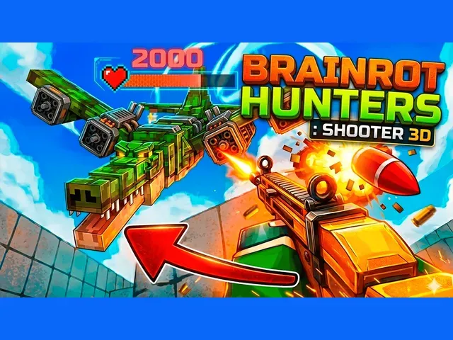 Brainrot Hunters: Shooter 3D