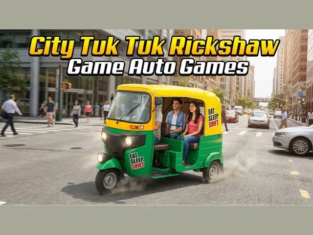 City Tuk Tuk Rickshaw Game Auto Games