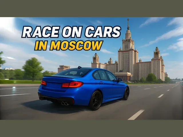 Race On Cars in Moscow