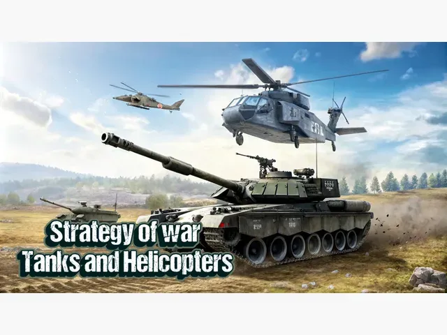 Strategy of war: Tanks and helicopters