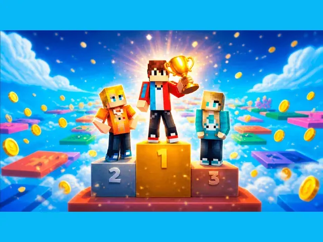 Mine Obby 3D: Minigame World