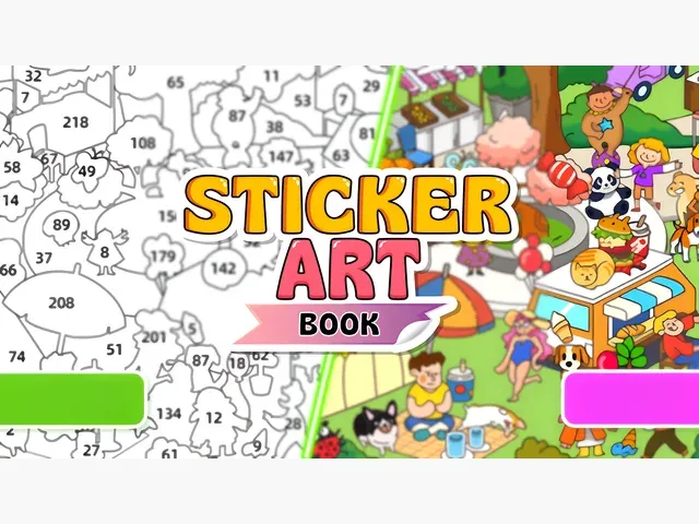 Sticker Art Book Puzzle