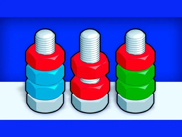Nuts Puzzle: Sort By Color