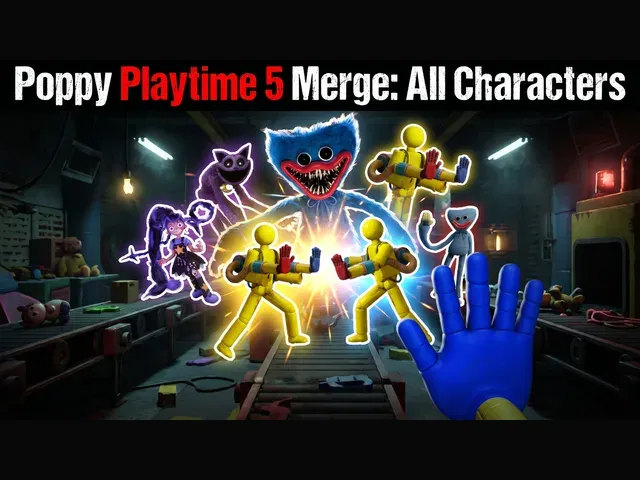 Poppy Playtime 5 Merge: All Characters