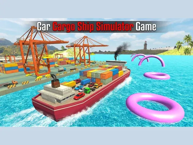 Car Cargo Ship Simulator Game