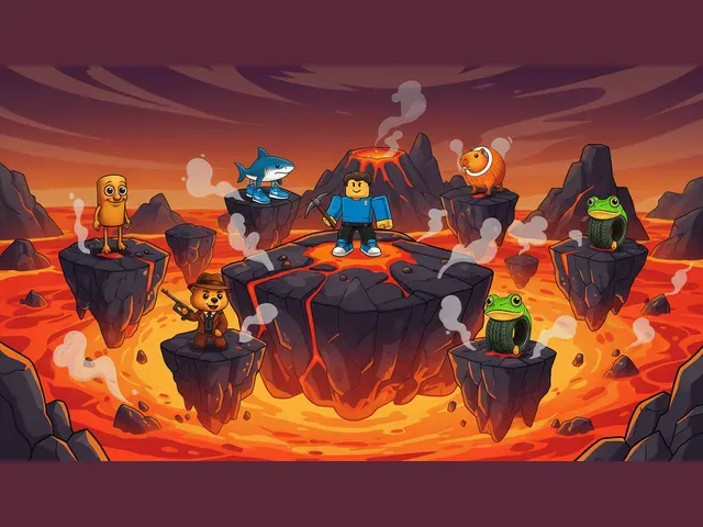 Obby: Brainrot escape from Lava