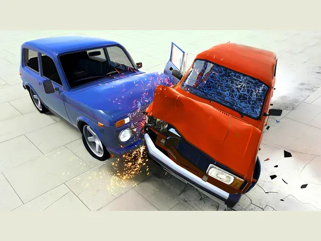 Beam Drive Car Crash Test Simulator