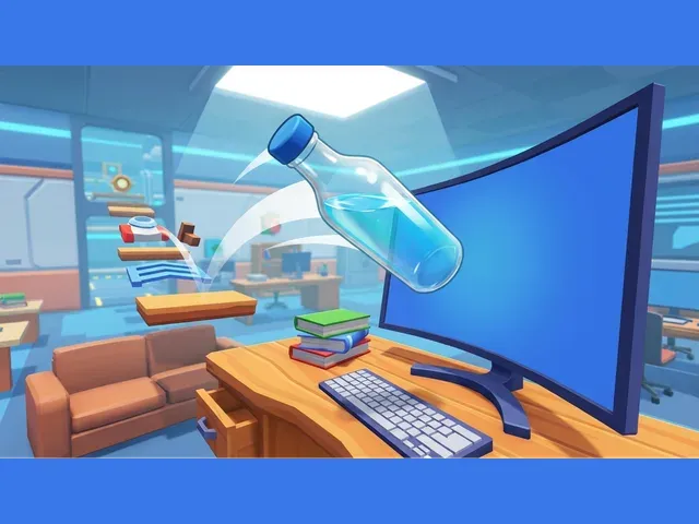 Jumping Bottle 3D