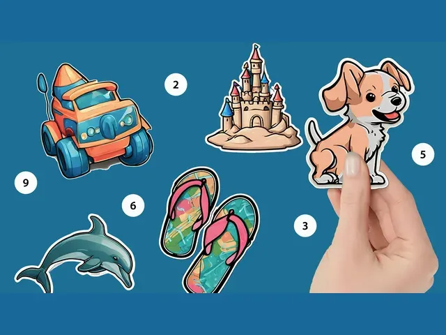 Sticker Book Puzzle: Color By Number