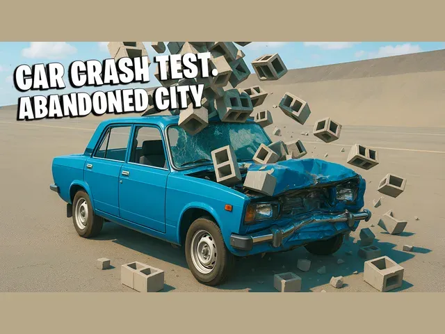 Car Crash Test: Abandoned City