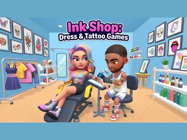 Ink Shop: Dress & Tattoo Games